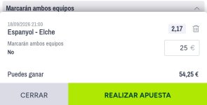 Captura de cuota