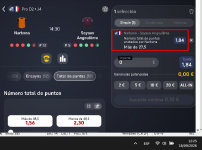 Captura de cuota
