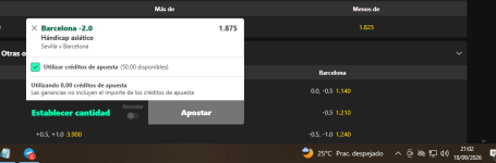Captura de cuota
