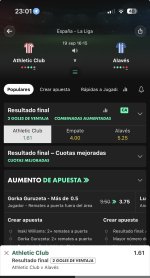 Captura de cuota