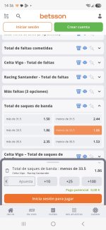 Captura de cuota