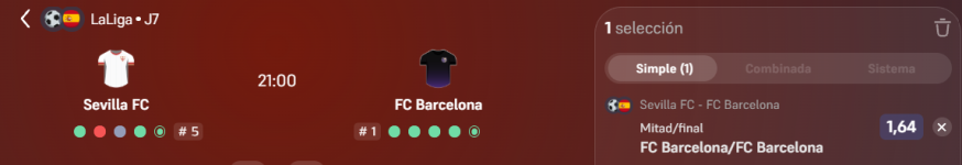 Captura de cuota