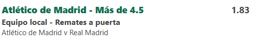 Captura de cuota