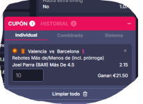 Captura de cuota