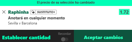 Captura de cuota
