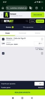 Captura de cuota