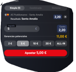 Captura de cuota