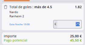 Captura de cuota