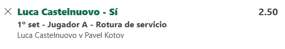 Captura de cuota