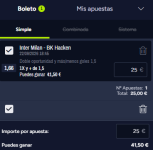 Captura de cuota