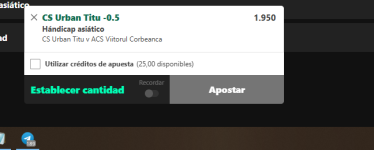 Captura de cuota