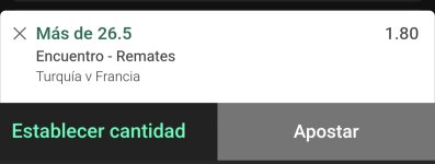 Captura de cuota