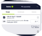 Captura de cuota