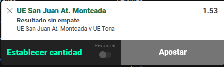 Captura de cuota