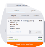 Captura de cuota