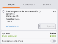 Captura de cuota