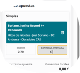 Captura de cuota