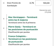 Captura de cuota