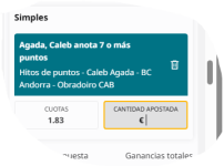 Captura de cuota