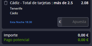 Captura de cuota