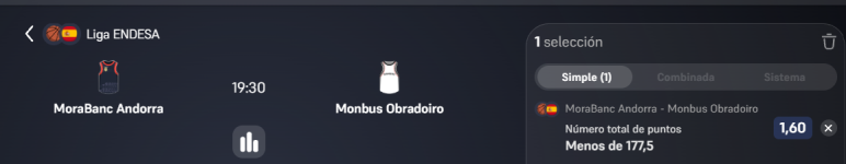 Captura de cuota