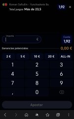 Captura de cuota