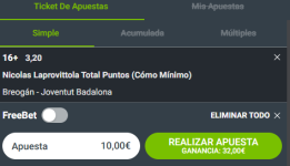Captura de cuota