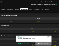 Captura de cuota