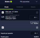 Captura de cuota