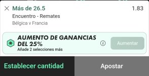 Captura de cuota
