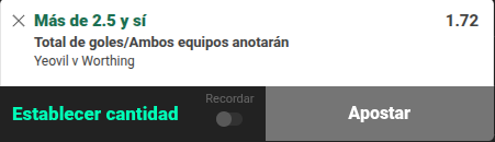 Captura de cuota