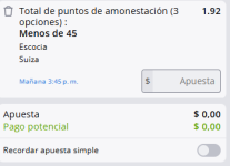 Captura de cuota