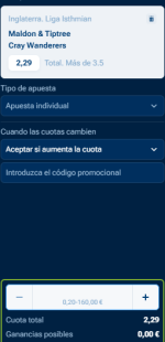 Captura de cuota