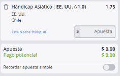 Captura de cuota