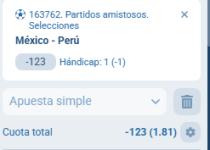 Captura de cuota