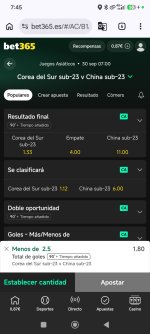 Captura de cuota