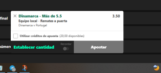Captura de cuota