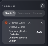 Captura de cuota
