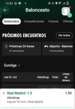Captura de cuota