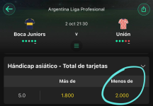 Captura de cuota