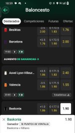Captura de cuota