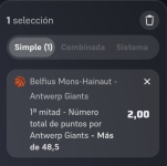 Captura de cuota