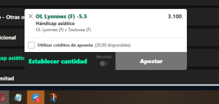 Captura de cuota