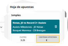Captura de cuota