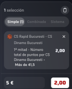 Captura de cuota