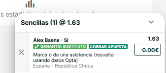 Captura de cuota