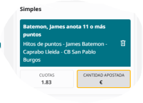 Captura de cuota