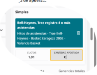Captura de cuota