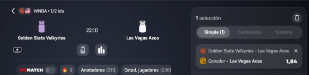 Captura de cuota