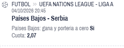 Captura de cuota